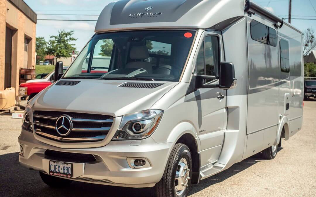 A Volta Retrofit Enables a 2019 Mercedes Benz Leisure Travel Van to Go Off-the-grid.