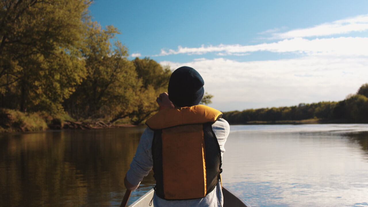 Kayaking Down Kalamazoo River