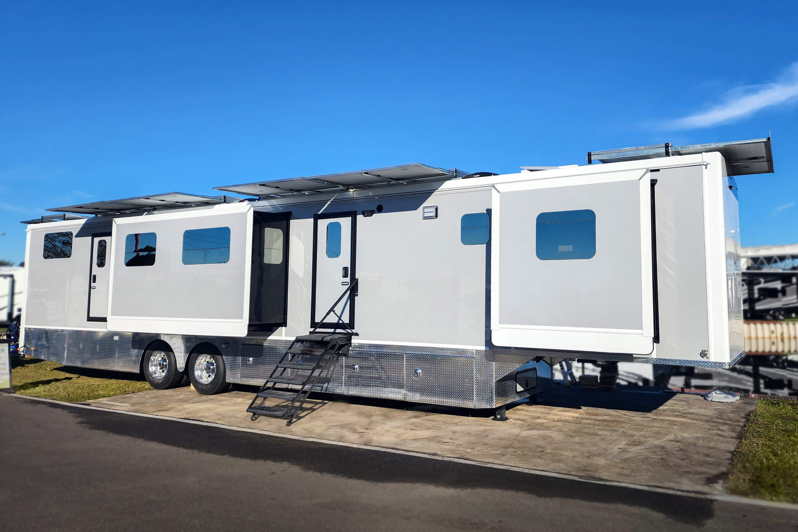 Space Craft MFG and Volta Power Systems Debut Luxury OffGrid Living